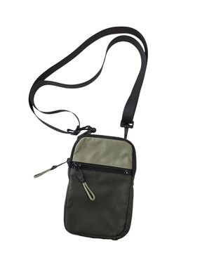 H&M Olive and Dark Green Crossbody Belt Bag